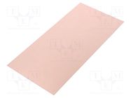 Laminate; CEM3; 1.5mm; L: 100mm; W: 210mm; Coating: copper 