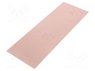 Laminate; CEM3; 1.5mm; L: 280mm; W: 100mm; Coating: copper SOLDER PEAK