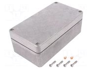 Enclosure: multipurpose; X: 120mm; Y: 220mm; Z: 80mm; aluminium; IP68 DELTRON ENCLOSURES
