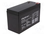 Re-battery: acid-lead; 12V; 7Ah; AGM; maintenance-free 