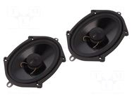 Car loudspeakers; two-way; 5x7"; 135W; 85÷20000Hz; 4Ω; 51mm; 2pcs. DIETZ