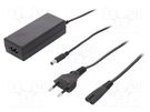 Power supply: switched-mode; 7.5VDC; 3.5A; Out: 5,5/2,1; 26W; 87% ESPE