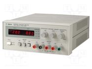 Power supply: laboratory; multi-channel; 6VDC; 2.5A; 20VDC; 500mA KEYSIGHT