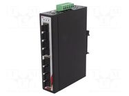 Switch Ethernet; unmanaged; Number of ports: 8; 12÷48VDC; RJ45 Comparta