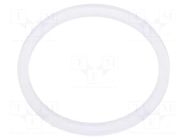 Gasket; polyetylene; Thk: 2mm; Øint: 28.3mm; Øout: 33.5mm; PG21 HUMMEL