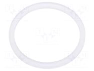 Gasket; polyetylene; Thk: 2mm; Øint: 28.3mm; Øout: 33.5mm; PG21 HUMMEL