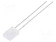 LED; red/green; rectangular; 2x5x7.05mm; bipolar,bicolour; 150° LUCKYLIGHT