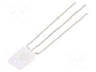 LED; red/green; rectangular; 2x5x7.05mm; bicolour; 45÷90mcd; 120° LUCKYLIGHT