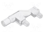 Fiber for LED; Ø3mm; No.of mod: 1; round; Front: flat MENTOR