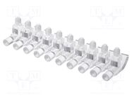Fiber for LED; Ø3mm; No.of mod: 10; round; Front: flat MENTOR