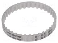 Timing belt; T5; W: 8mm; H: 2.2mm; Lw: 180mm; Tooth height: 1.2mm OPTIBELT