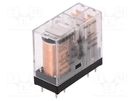 Relay: electromagnetic; DPST-NO; Ucoil: 5VDC; Icontacts max: 3A OMRON Electronic Components
