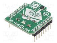 Click board; prototype board; Comp: TLV493D-A1B6; Hall sensor MIKROE