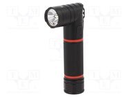 Torch: LED; L: 152mm; 100÷310lm; Ø: 30mm; black; IP54 WIHA