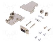 Connector: D-Sub; PIN: 15; plug; female; soldering; for cable; black ENCITECH
