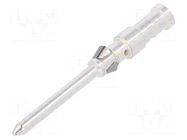 Contact; male; copper alloy; silver plated; 1mm2; 18AWG; crimped ILME