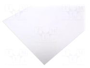 Sheet; Dim: 500x498mm; Thk: 0.8mm; colourless; S-PRINT; 0.249m2 ANTALIS