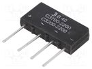 Bridge rectifier: single-phase; Urmax: 80V; If: 3.7A; Ifsm: 150A DIOTEC SEMICONDUCTOR