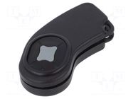 Enclosure: for remote controller; 22; X: 31.8mm; Y: 72.1mm; ABS RETEX