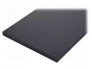 Sheet; Dim: 300x500mm; Thk: 20mm; black; 0.15m2 MITSUBISHI CHEMICAL ADV. MATERIALS