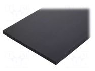 Sheet; Dim: 300x500mm; Thk: 15mm; black; 0.15m2 MITSUBISHI CHEMICAL ADV. MATERIALS