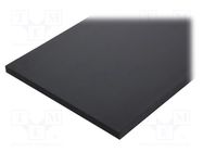 Sheet; Dim: 300x500mm; Thk: 8mm; black; 0.15m2 MITSUBISHI CHEMICAL ADV. MATERIALS