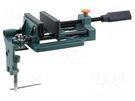 Machine vice; steel; Jaws width: 100mm; Jaws opening max: 97mm GOLDTOOL