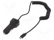 USB power supply; USB A socket,USB micro plug; 5V/3.4A QOLTEC