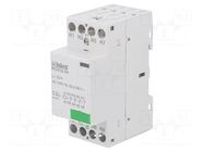 Contactor: 4-pole installation; 32A; 24VAC,24VDC; NC x4; IKD ISKRA
