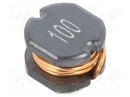 Inductor: wire; SMD; 10uH; 40mΩ; -40÷125°C; ±20%; 7x7.8x5mm; 2.6A TRACO POWER
