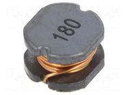 Inductor: wire; SMD; 18uH; 100mΩ; ±20%; 7x7.8x5mm; 1.8A; -40÷125°C TRACO POWER