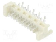 Socket; wire-board; male; PIN: 10; 1.27mm; SMT; PicoFlex; 2.4A; 250V MOLEX