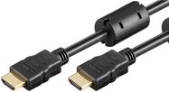 Series 1.4 High Speed HDMI™ Cable with Ethernet (Ferrite), 2 m, black - HDMI™ connector male (type A) > HDMI™ connector male (type A)