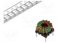 Inductor: wire; THT; 55uH; 8.5mΩ; -40÷105°C; ±35%; 11.7x11.7x8.8mm TRACO POWER