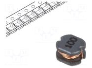 Inductor: wire; SMD; 10uH; 350mΩ; ±20%; 3.1x3.5x2.1mm; 1A; -40÷125°C TRACO POWER