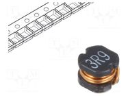 Inductor: wire; SMD; 3.9uH; 70mΩ; ±20%; 4.2x4.5x4.2mm; 2A; -40÷125°C TRACO POWER