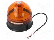 Signaller: lighting; orange; 12VDC,24VDC; Light source: LED x40 ELTA