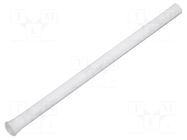 Fiber for LED; Ø3.2mm; L: 45mm; round; Front: flat; straight MENTOR