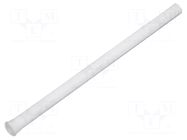 Fiber for LED; Ø3.2mm; L: 45mm; round; Front: flat; straight MENTOR
