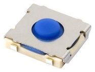 TACTILE SWITCH, 0.05A, 12VDC, SMD, 1.96N