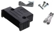 D-SUB HOOD, 180DEG, DA, THERMOPLASTIC