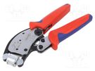 Tool: for crimping; insulated solder sleeves; 0.14÷16mm2 KNIPEX