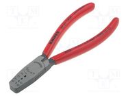 Tool: for crimping; insulated solder sleeves; 0.25÷2.5mm2 KNIPEX