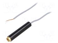 Module: laser; 8mW; red; dot; 635nm; 4.5÷6VDC; 30÷150mA; Dot Laser Laser Components