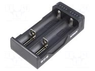 Charger: for rechargeable batteries; Li-Ion; 3A XTAR