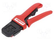 Tool: for crimping; terminals; 18AWG,24AWG÷22AWG MOLEX