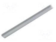 Profiles for LED modules; white; L: 1m; BEGTON12; aluminium TOPMET