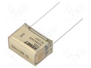 Capacitor: paper; X2; 220nF; 275VAC; 20.3mm; ±20%; THT; P409; 630VDC KEMET