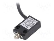 Limit switch; pin plunger Ø8mm; NO + NC; 5A; max.240VAC; cables PANASONIC