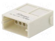 Connector: HDC; module; male; GWconnect; PIN: 17; 160V; w/o contacts MOLEX